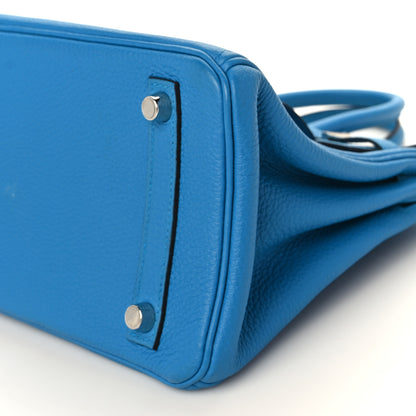 Hermes Togo Birkin 25 Bleu Zanzibar 8 of 8