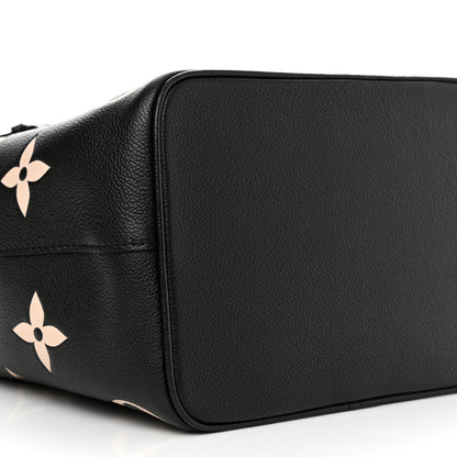 Louis Vuitton LOUIS VUITTON Empreinte Monogram Giant Neonoe MM Black Beige 9 of 11