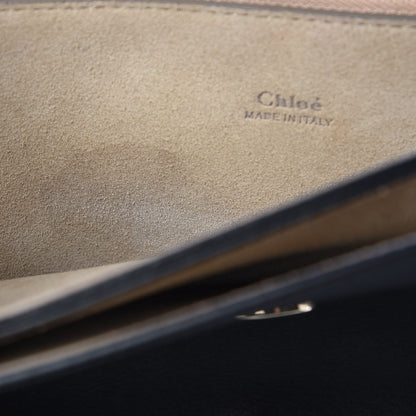 Chloe Suede Calfskin Medium Faye Shoulder Bag Black 9 of 18