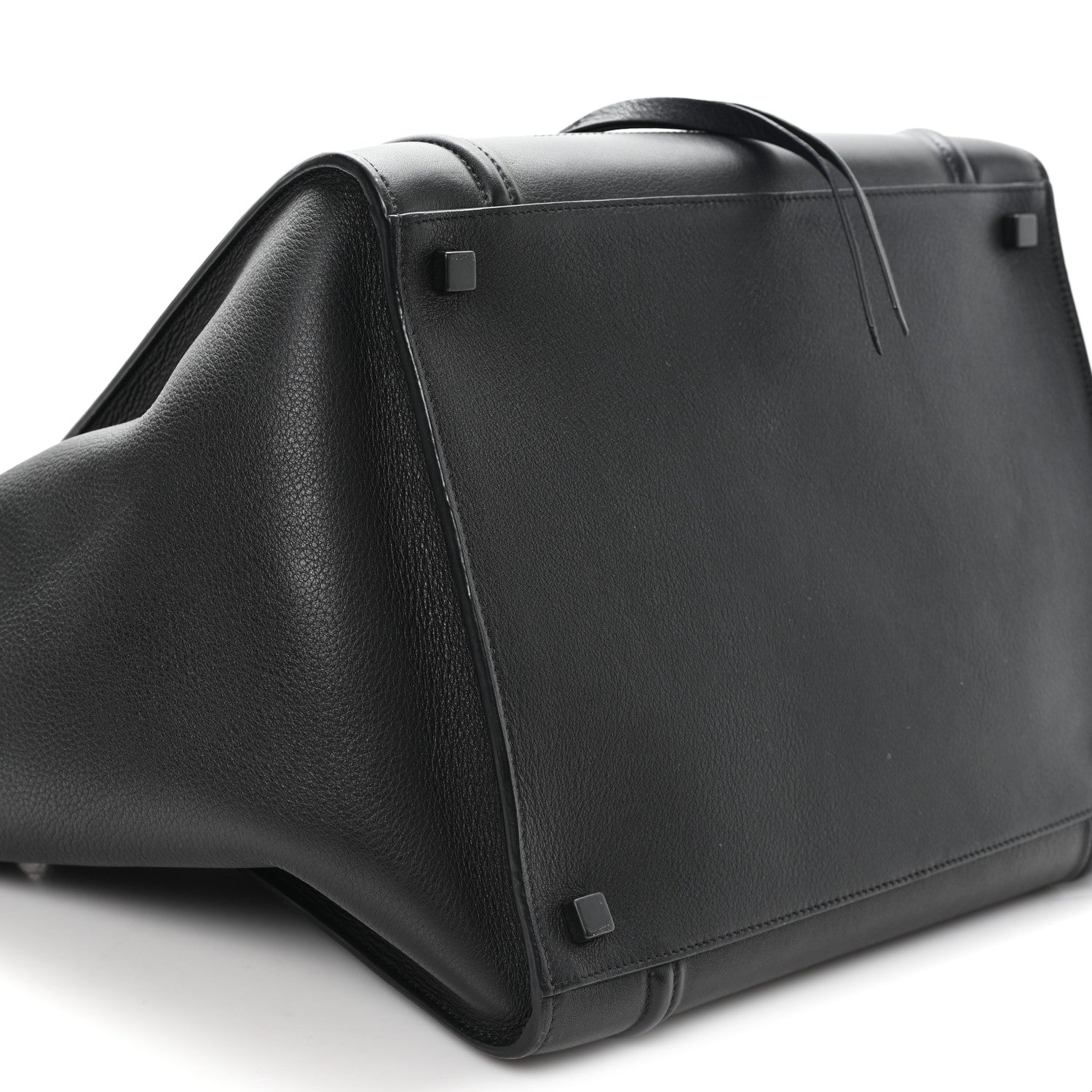 Celine Grained Calfskin Medium Phantom Luggage Black 7 of 9