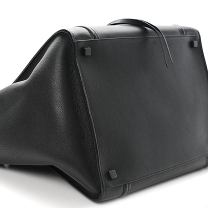 Celine Grained Calfskin Medium Phantom Luggage Black 7 of 9