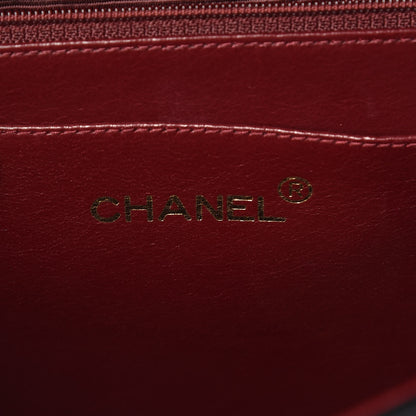 Chanel Lambskin Quilted XL Jumbo Single Flap Black 6 of 14