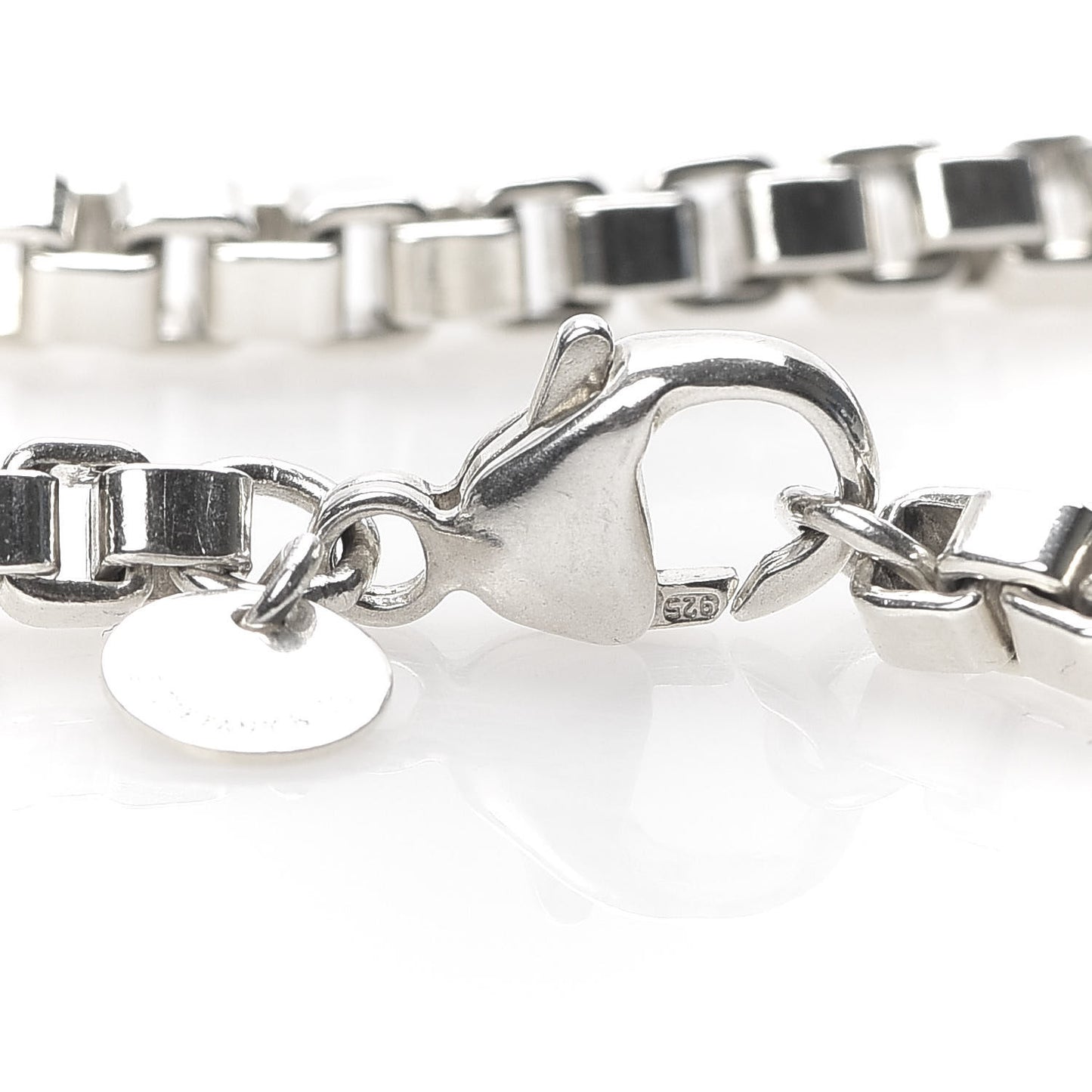 Sterling Silver 4mm Venetian Link Bracelet