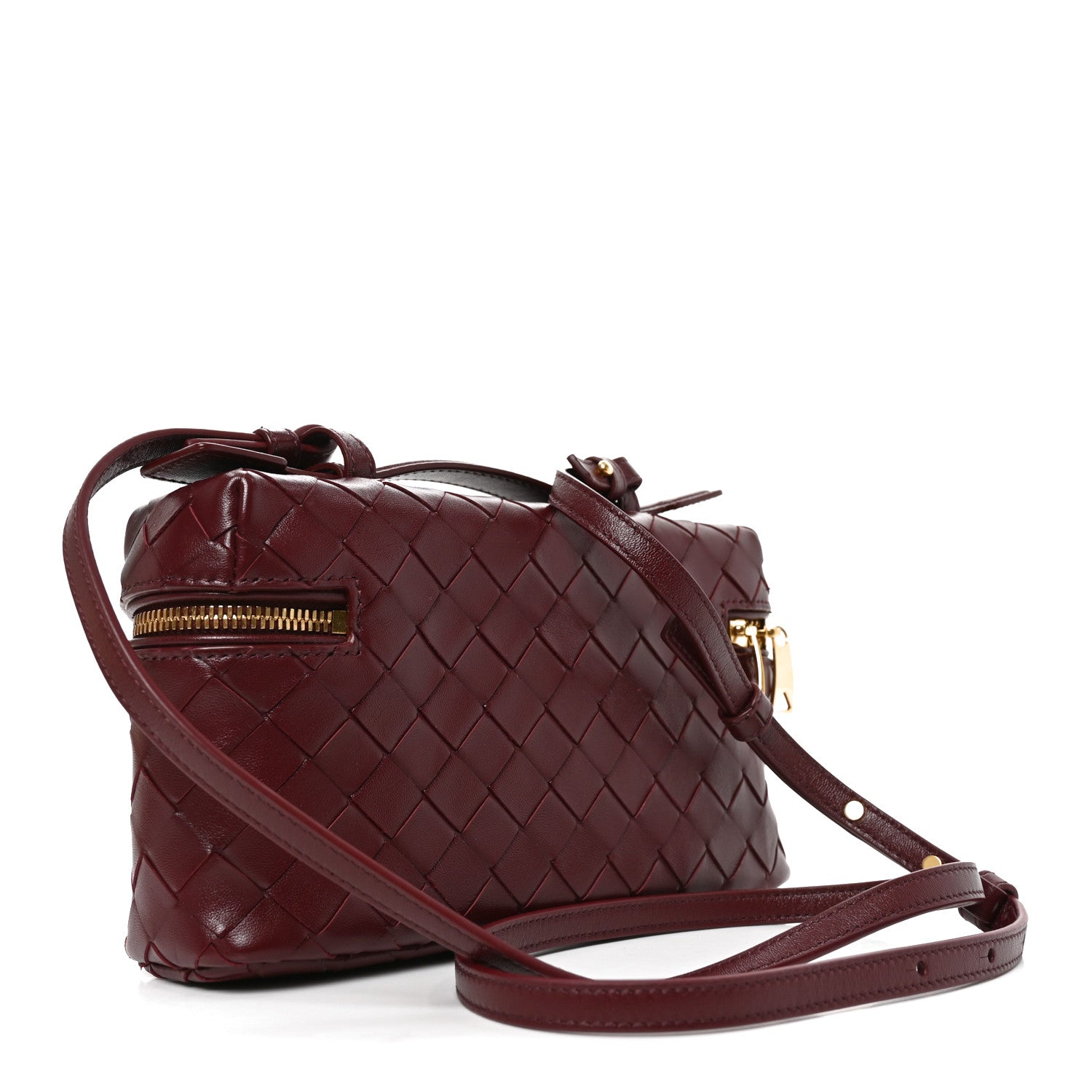 Bottega Veneta Nappa Intrecciato Bang Bang Vanity Case Barolo 3 of 9