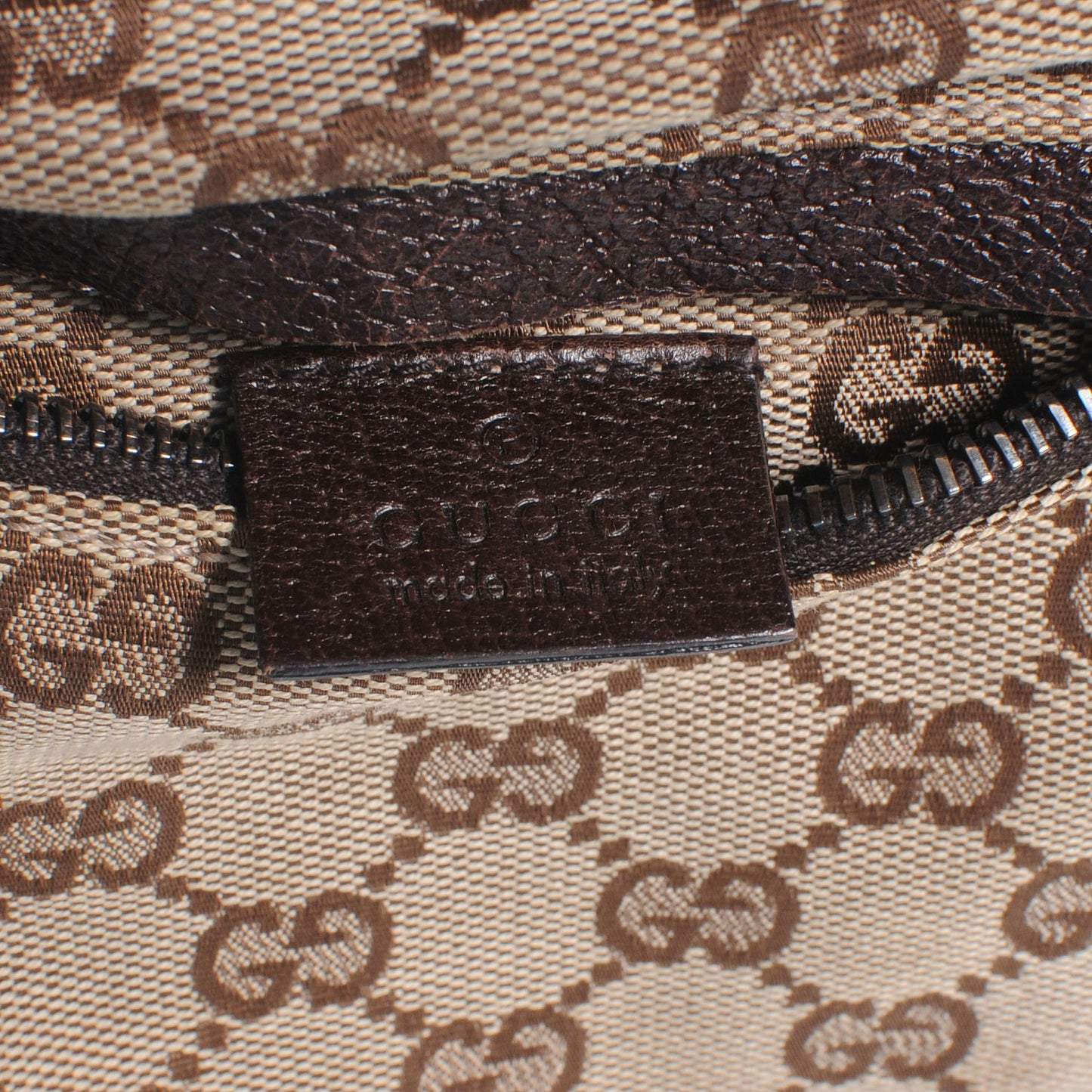 GG Monogram Web Double Pocket Belt Bag Ebony