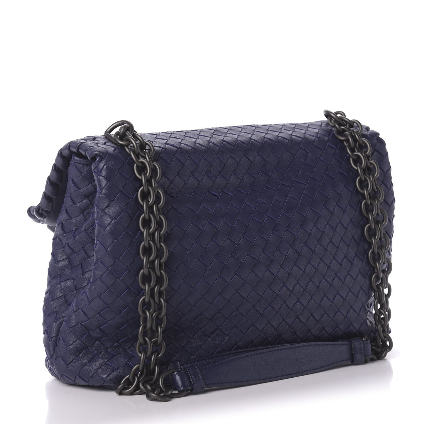 Nappa Intrecciato Large Olimpia Bag Atlantic