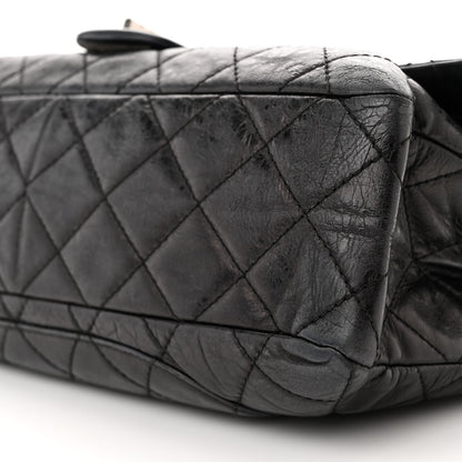 Chanel Metallic Aged Calfskin Quilted 2.55 Reissue 228 Flap Black 10 of 10