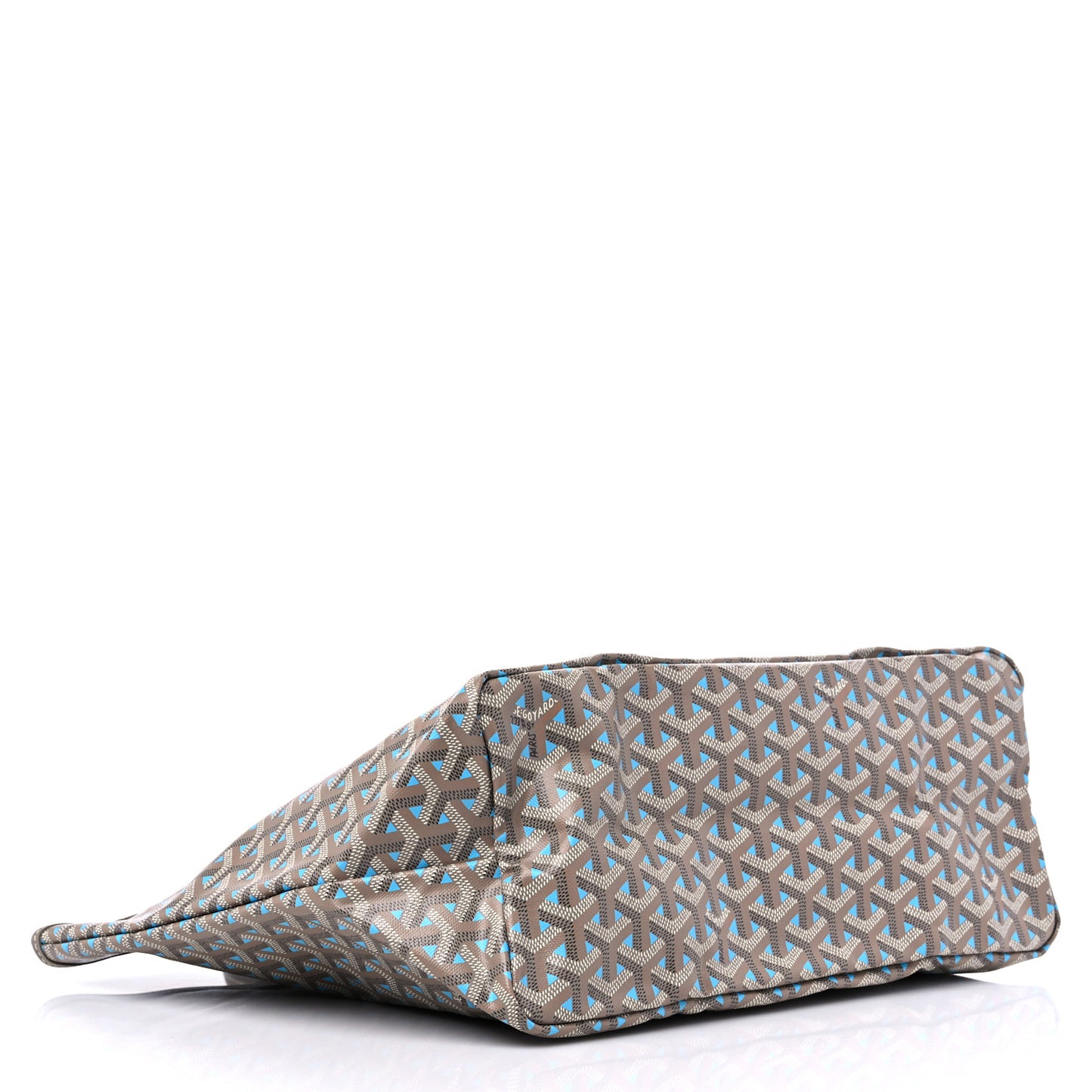 Goyardine Saint Louis Claire Voie PM Grege Turquoise