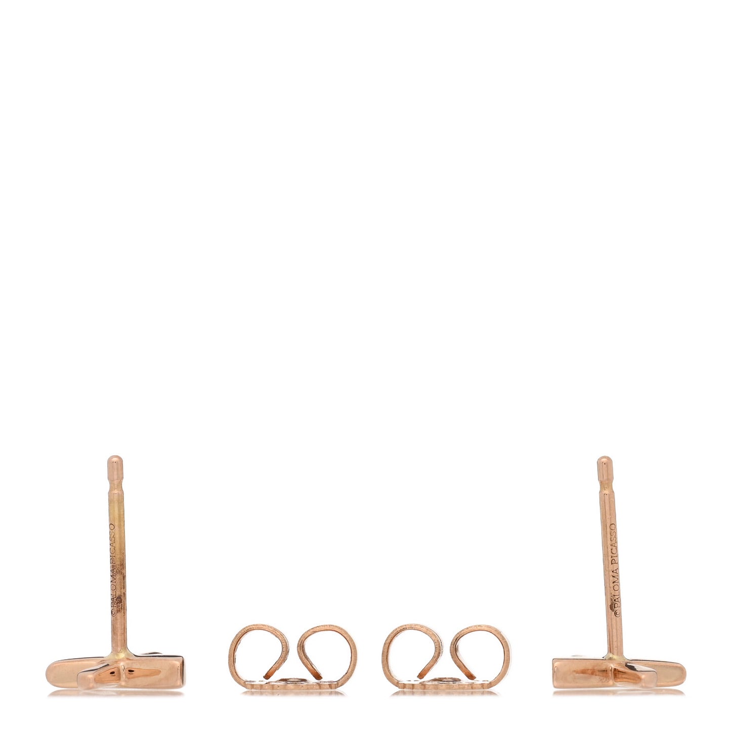 18K Rose Gold Mini Paloma's Graffiti X Earrings