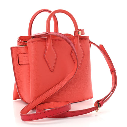 MCM Grained Calfskin Mini Neo Milla Tote Coral 3 of 8