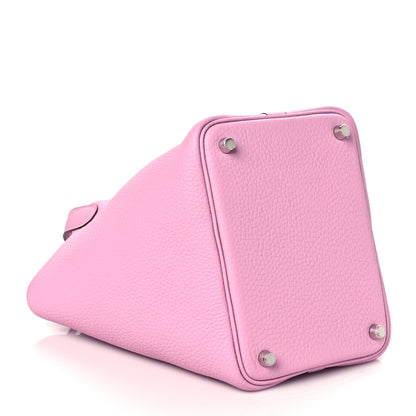 Hermes Taurillon Clemence Picotin Lock 18 PM Mauve Sylvestre 4 of 11