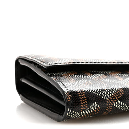Goyard Goyardine Varenne Continental Wallet Black 9 of 10