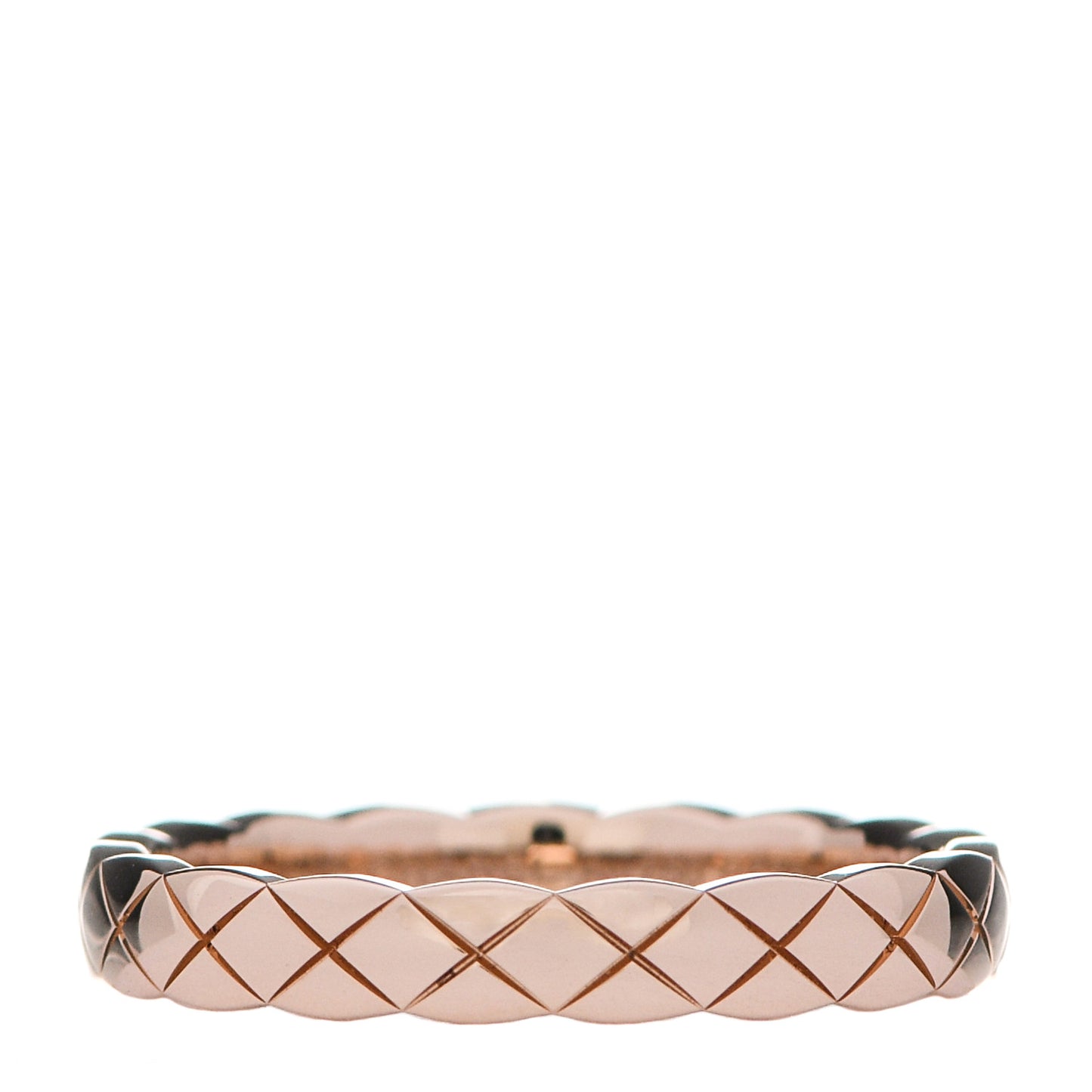 18K Beige Gold Mini Coco Crush Ring 55 7