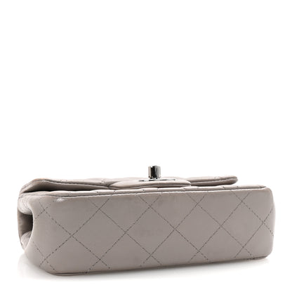 Chanel Lambskin Quilted Extra Mini Rectangular Flap Grey 4 of 10
