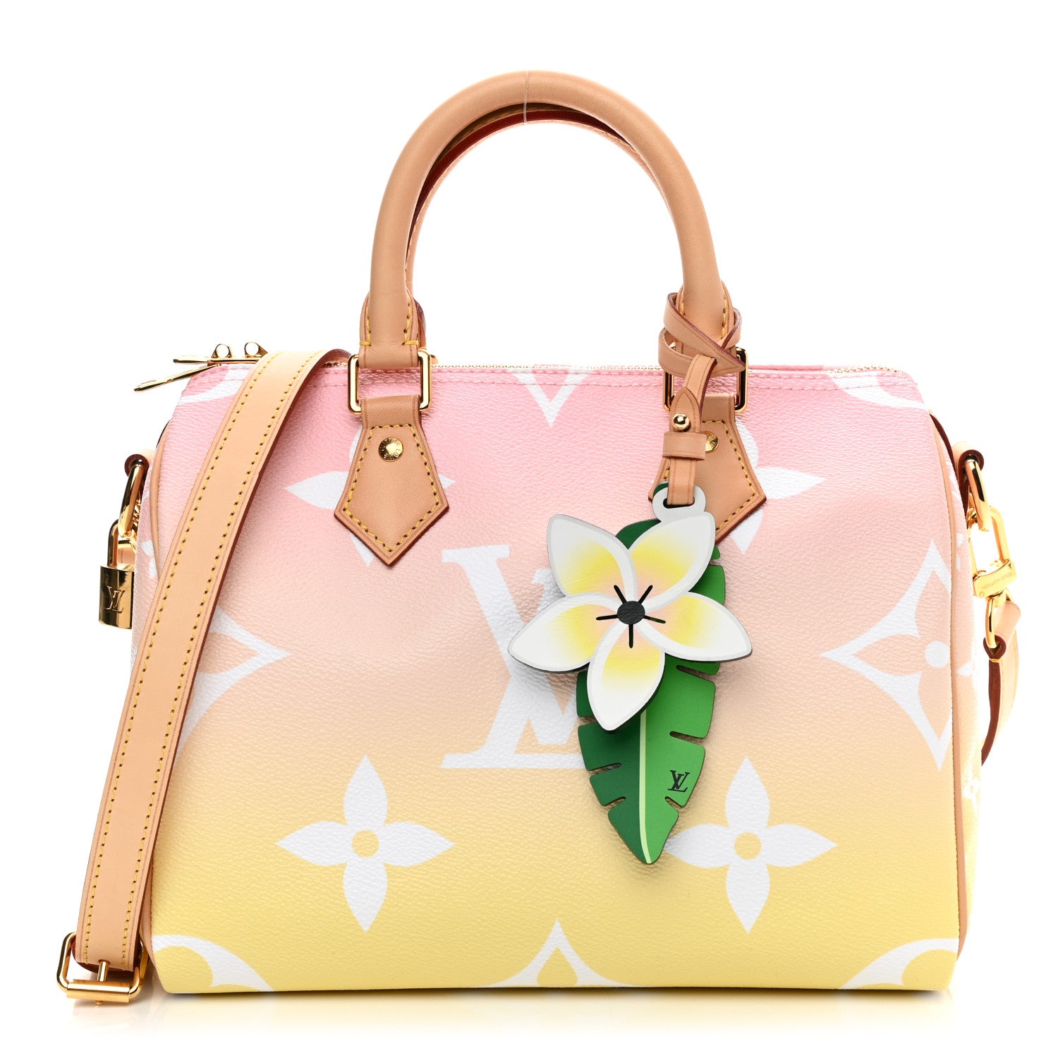 Louis Vuitton Monogram Giant By The Pool Speedy Bandouliere 25 Light Pink 1 of 9