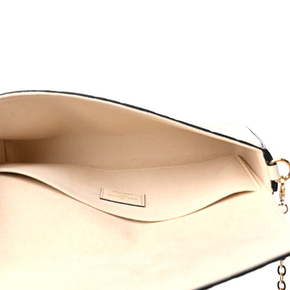 Louis Vuitton Empreinte Pochette Felicie Chain Wallet Cream 6 of 10
