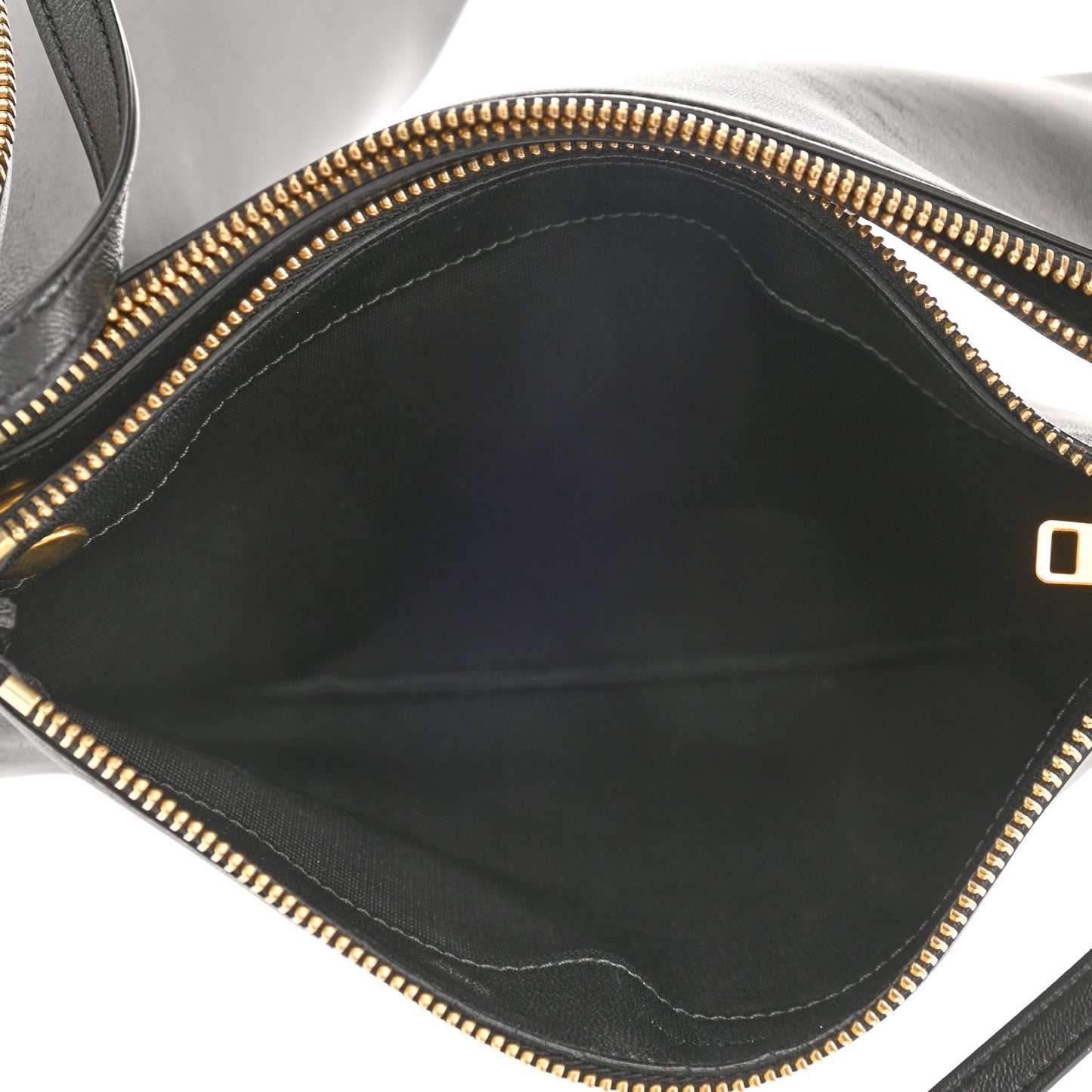 Lambskin Small Trio Crossbody Bag Black