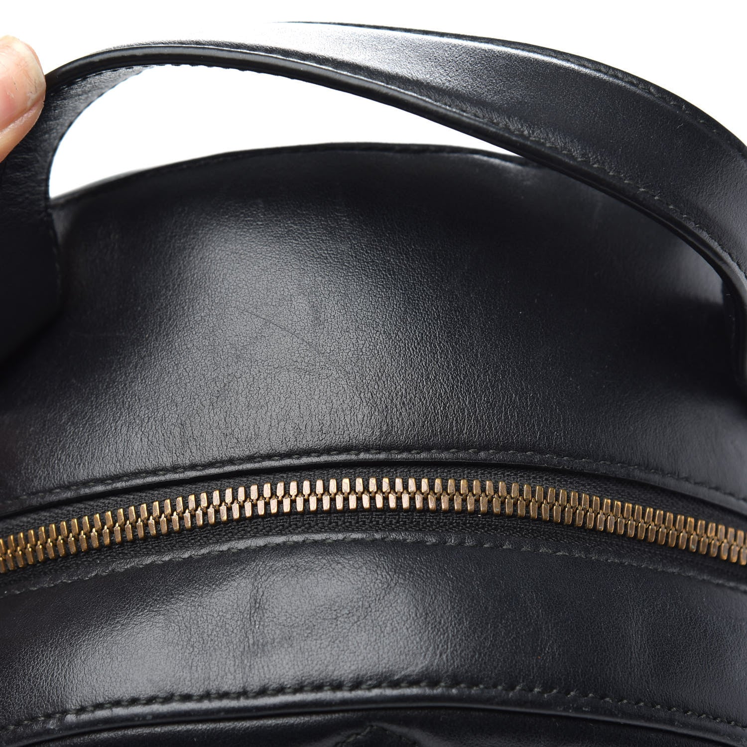 Gucci Calfskin Matelasse GG Marmont Backpack Black 10 of 11