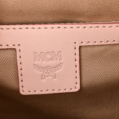 MCM Visetos Outline Stud Mini Stark Backpack Soft Pink 6 of 10