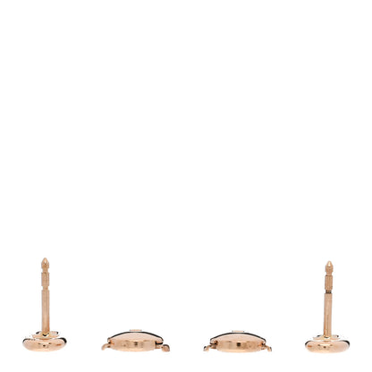 Hermes 18K Rose Gold TPM Farandole Stud Earrings 3 of 5