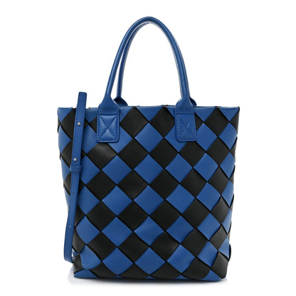 Bottega Veneta Nappa Maxi Cabat 30 Signal Blue Black 1 of 23