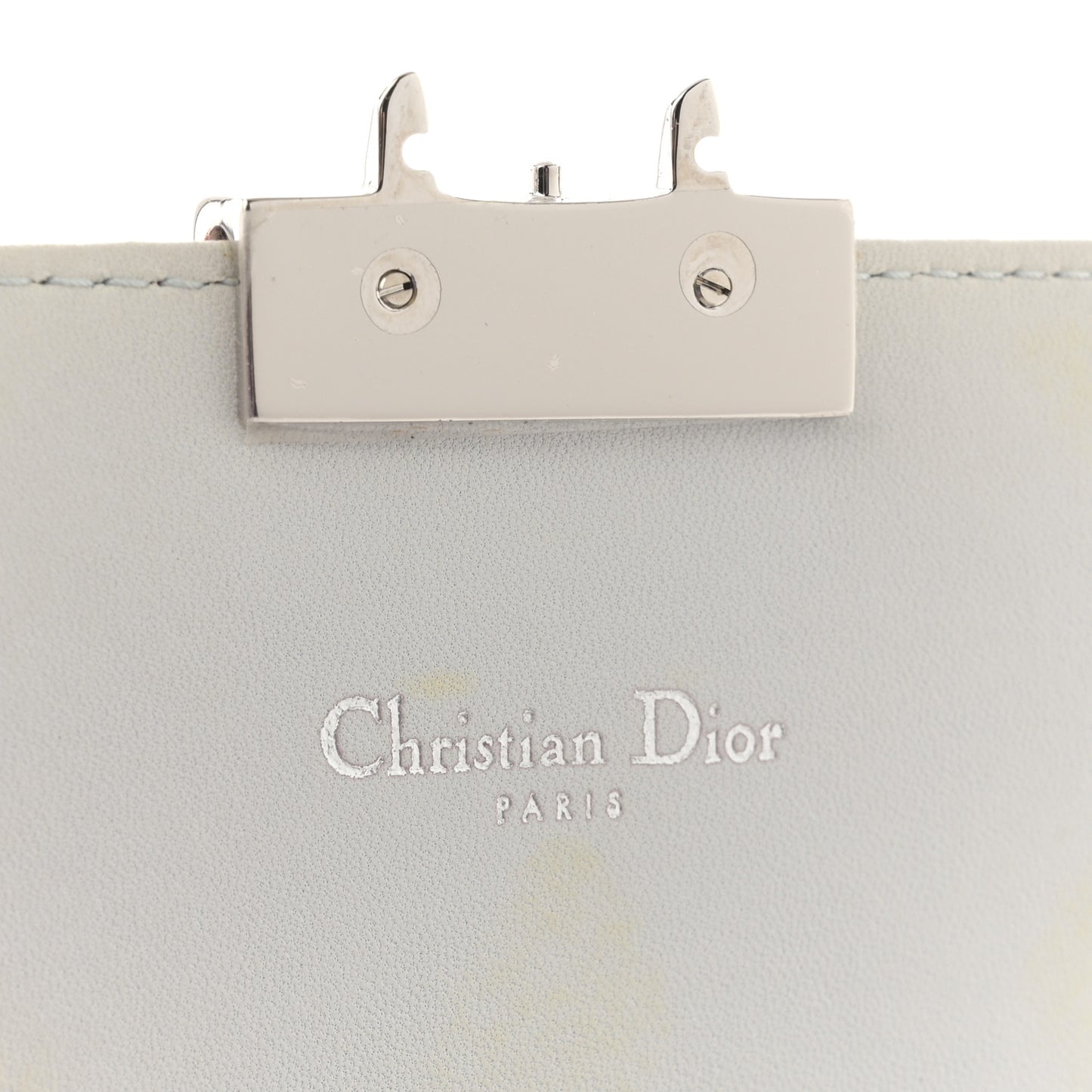 Lambskin Cannage Tri-Color Mini Miss Dior Promenade Pouch Pink Red