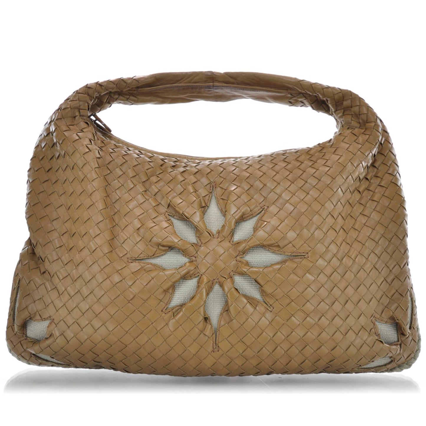 Nappa Intrecciato Flower Large Veneta Hobo