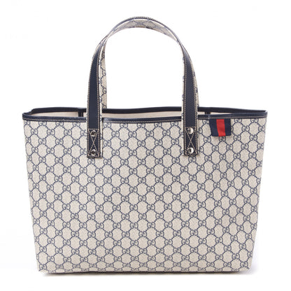 Gucci GG Plus Monogram Medium Signature Web Loop Tote Navy 1 of 8
