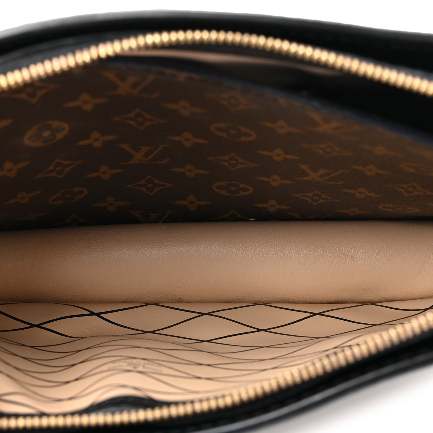 Reverse Monogram Trunk Clutch