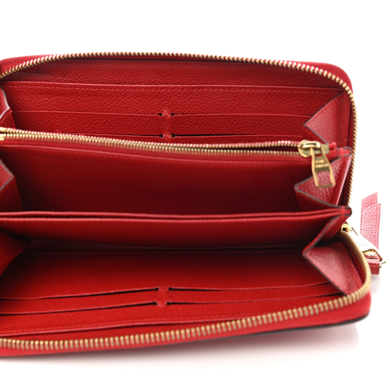 Louis Vuitton Empreinte Zippy Wallet Scarlet 6 of 11
