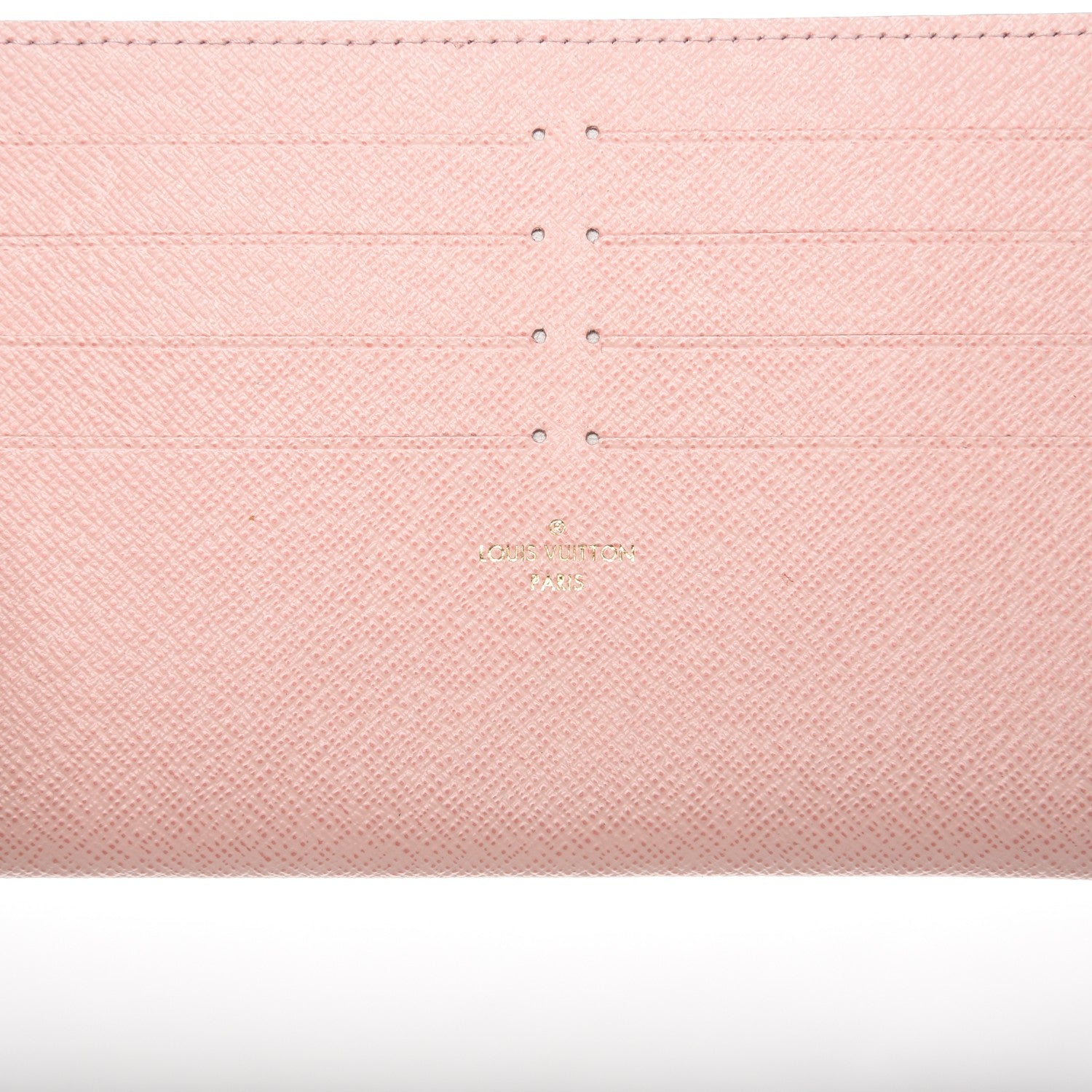 Louis Vuitton Calfskin Felicie Card Holder Insert Rose Ballerine 6 of 6