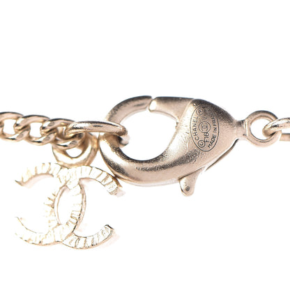 Chanel Pearl CC Pendant Necklace Gold 4 of 6