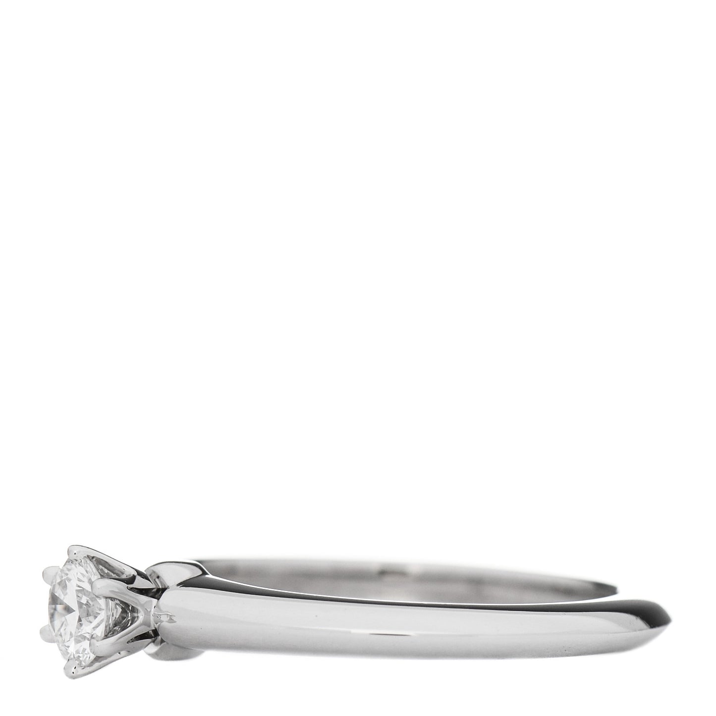 Platinum Diamond .20ct Solitaire Engagement Ring 49 5