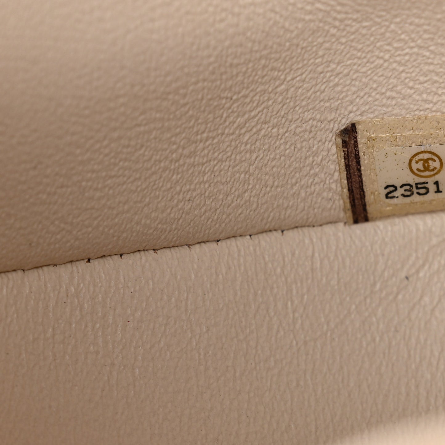 Caviar Quilted Medium Double Flap White