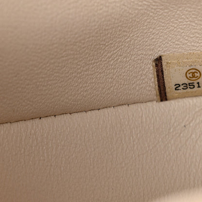 Chanel Caviar Quilted Medium Double Flap White 7 of 11