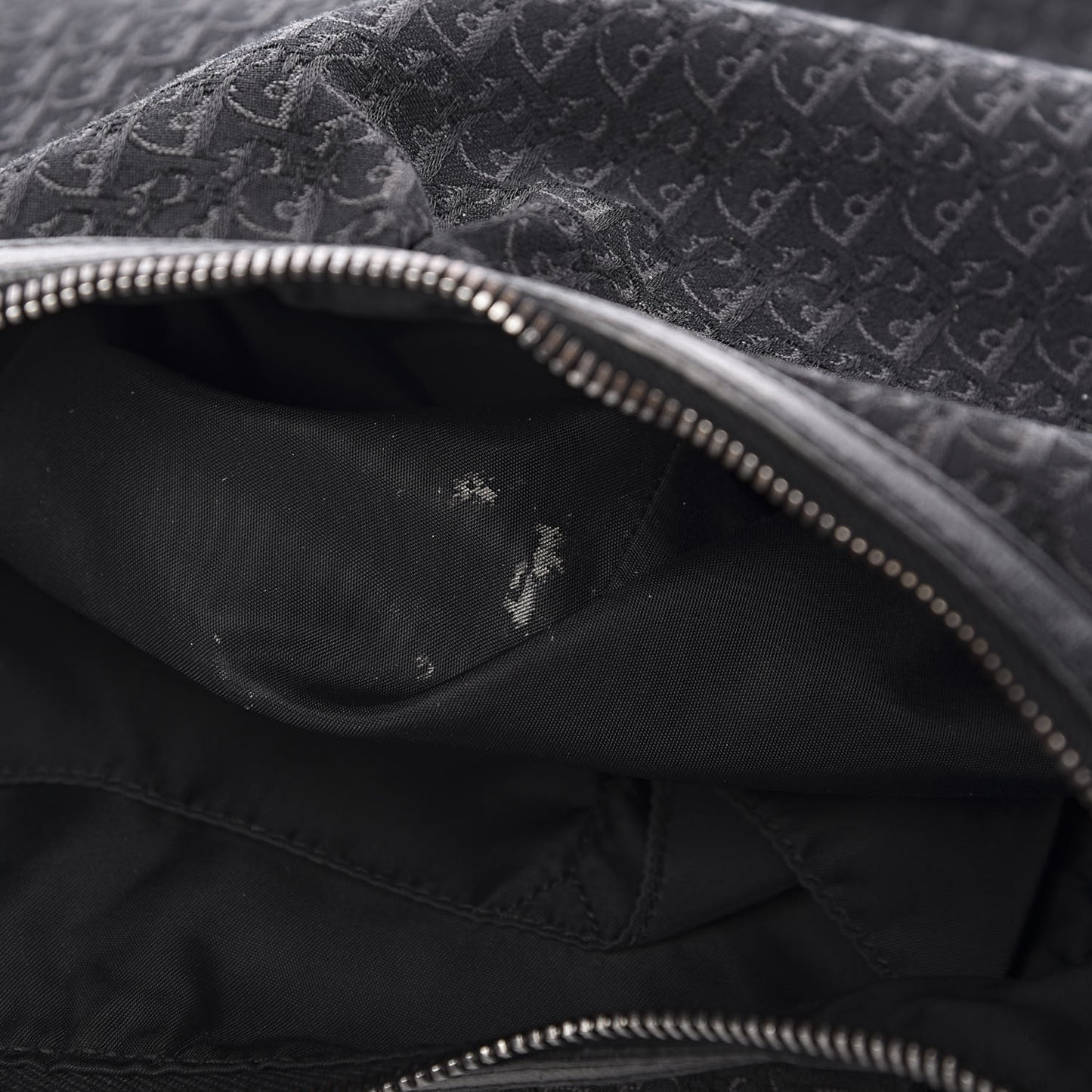 Monogram Buckle Hobo Black