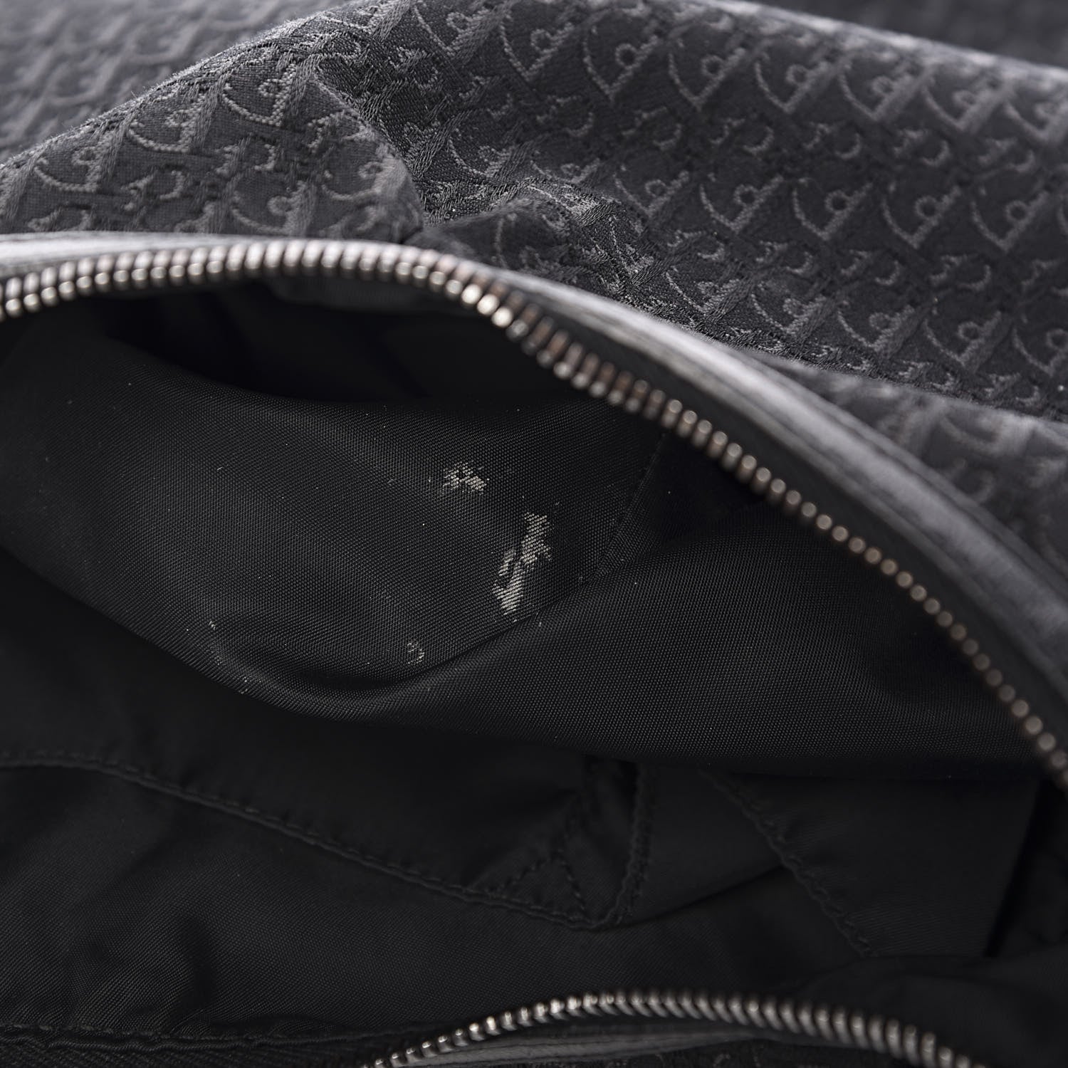 Christian Dior Monogram Buckle Hobo Black 8 of 8