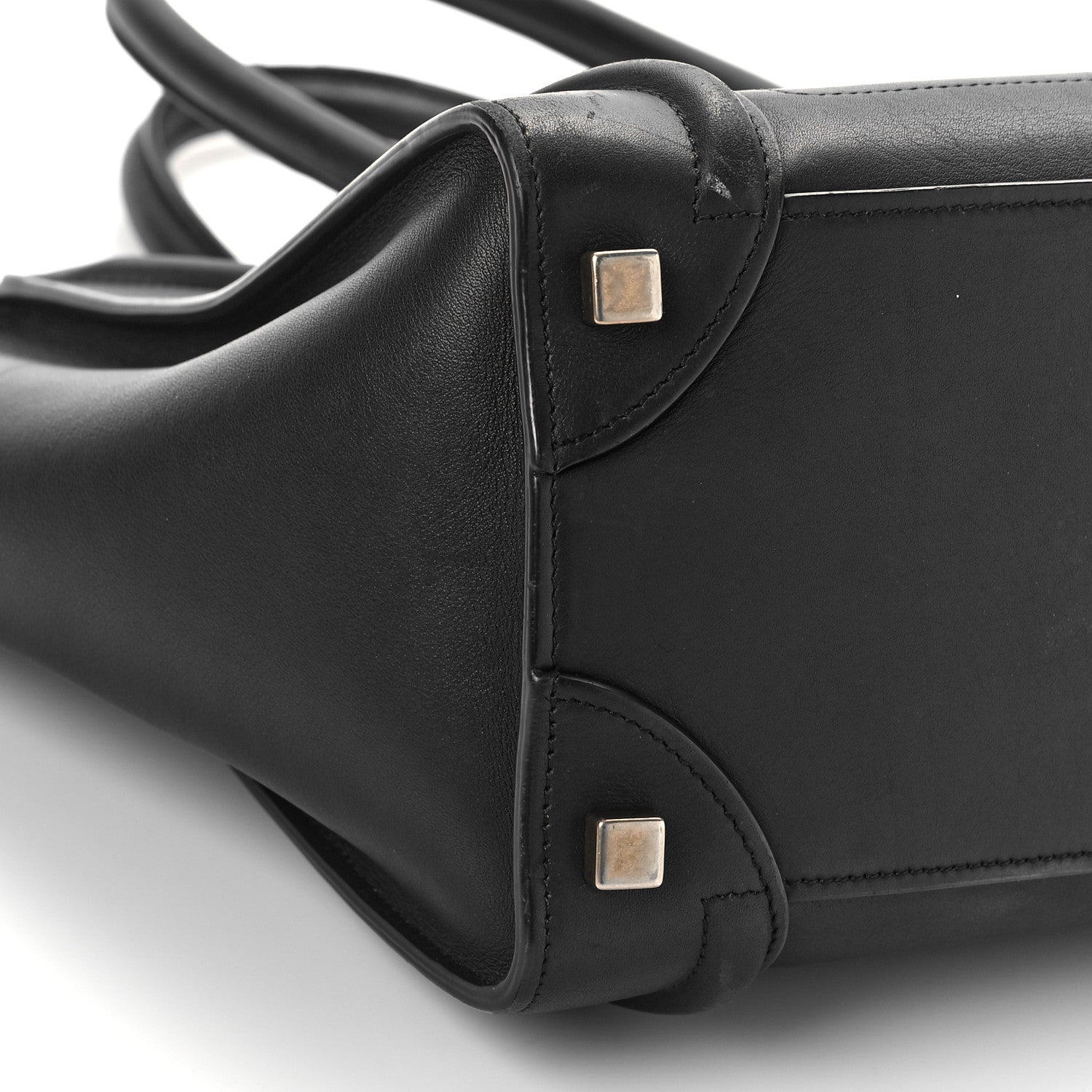 Celine Smooth Calfskin Micro Luggage Black 7 of 11