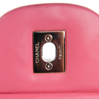 Chanel Lambskin Quilted Jumbo Single Flap Pink 5 of 9