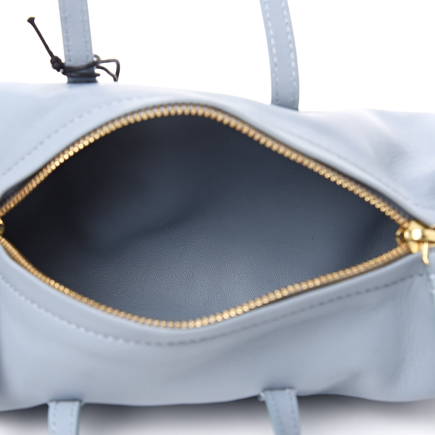 Mansur Gavriel Calfskin Mini Duffel Bag Grey Blue 5 of 8