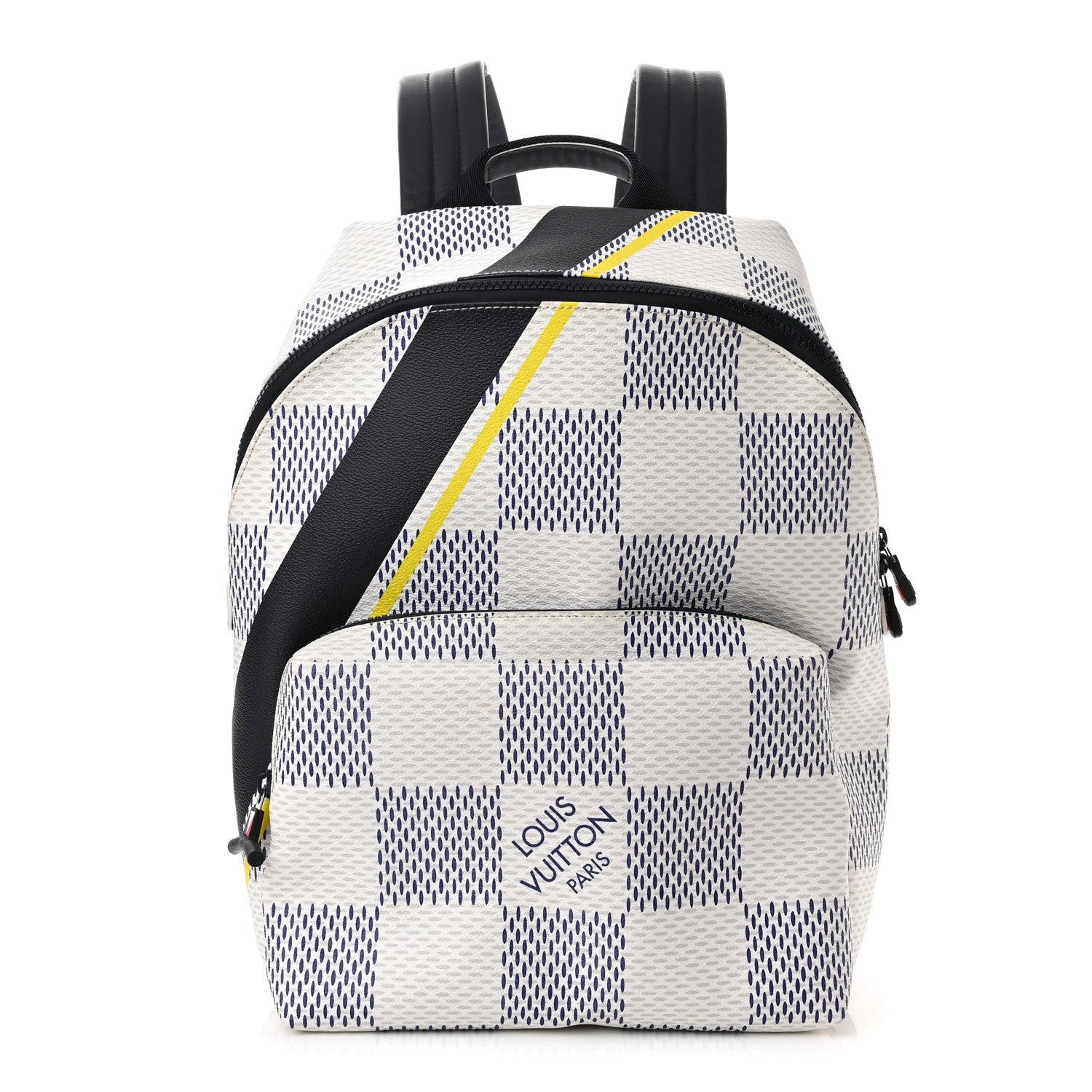 Louis Vuitton Damier Azur Latitude America's Cup Apollo Backpack Yellow 1 of 10