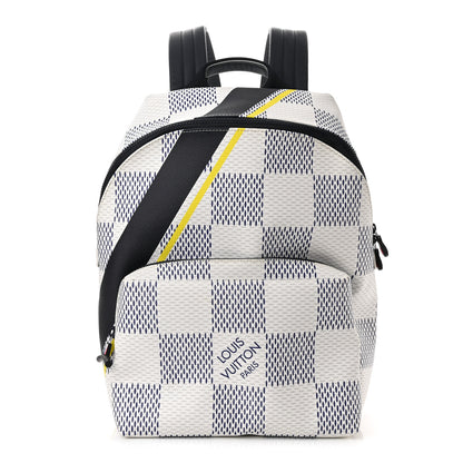 Louis Vuitton Damier Azur Latitude America's Cup Apollo Backpack Yellow 1 of 10
