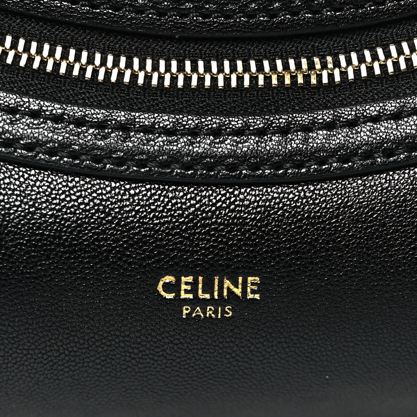 Supple Shiny Lambskin Medium Smiling New Luggage Black