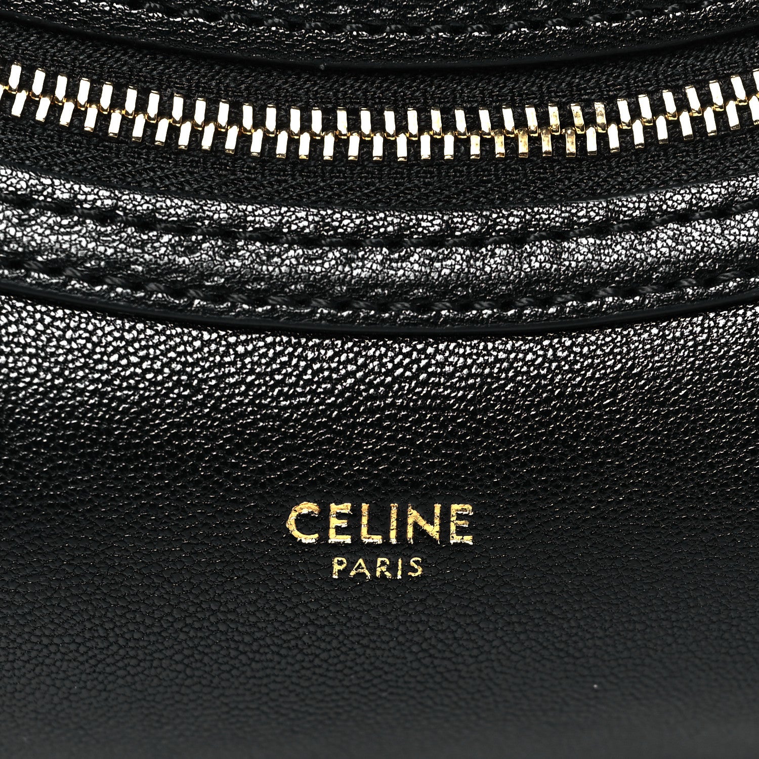 Celine Supple Shiny Lambskin Medium Smiling New Luggage Black 6 of 10