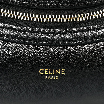 Celine Supple Shiny Lambskin Medium Smiling New Luggage Black 6 of 10
