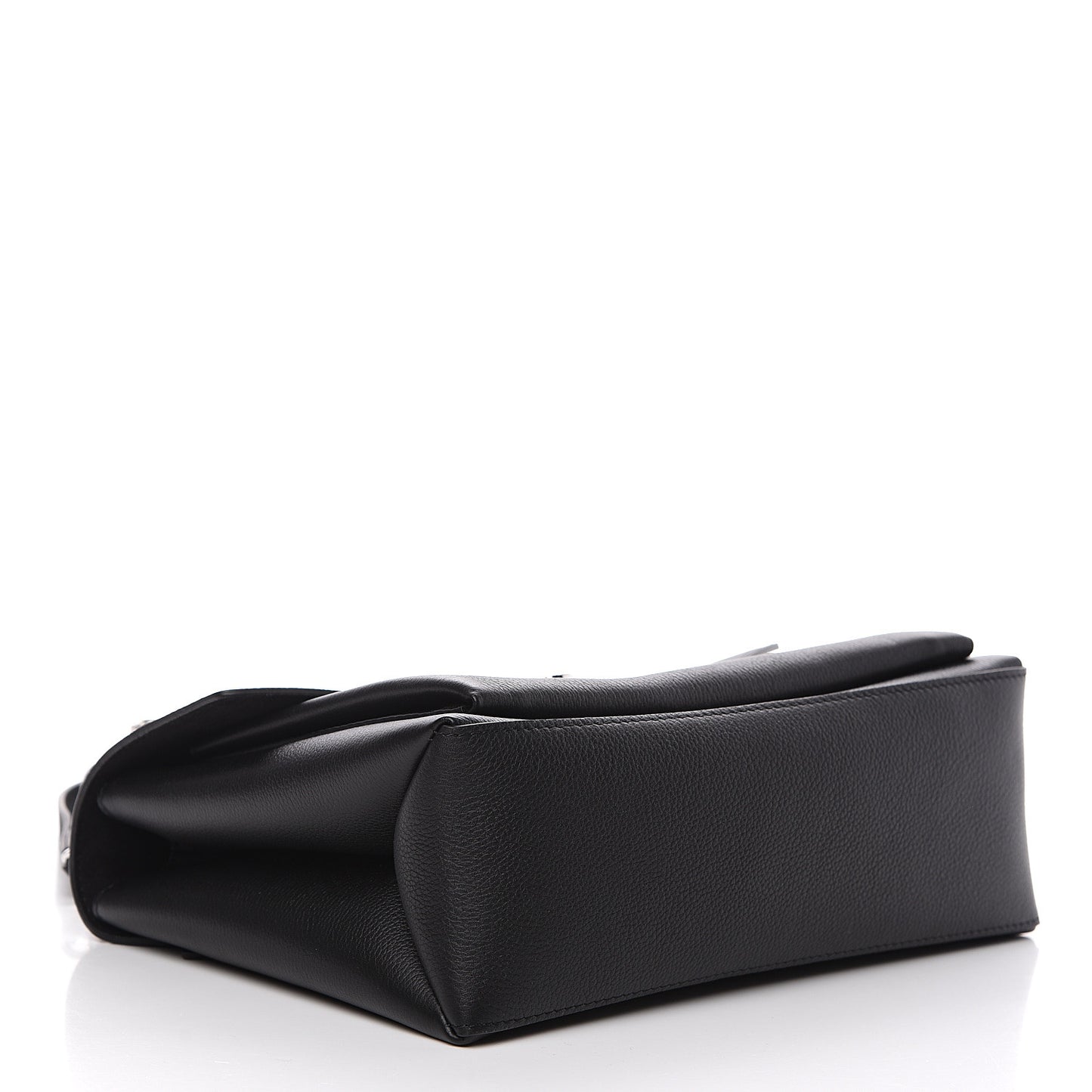 Soft Calfskin My Lockme Top Handle Black