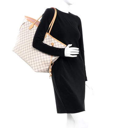 Louis Vuitton Damier Azur Neo Neverfull GM Rose Ballerine 2 of 8