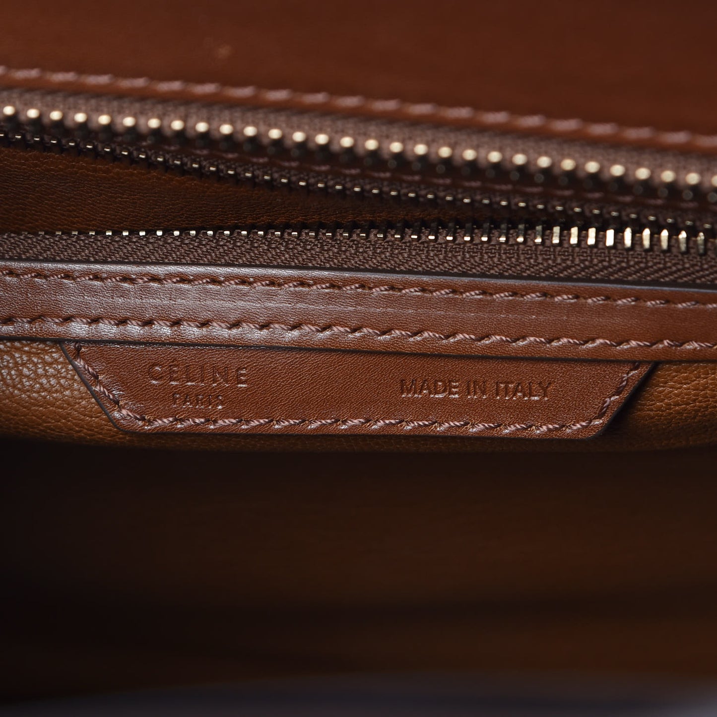 Smooth Calfskin Mini Luggage Caramel