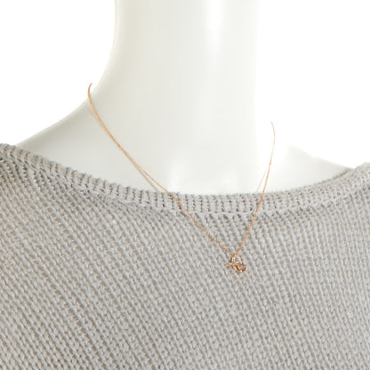 Tiffany 18K Rose Gold Diamond Paloma Picasso Mini Love and Kisses Pendant Necklace 2 of 5