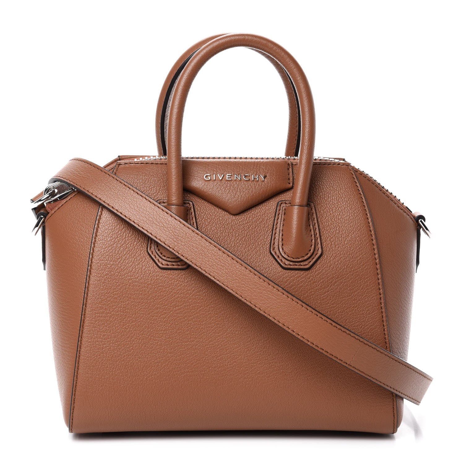 Givenchy Sugar Goatskin Small Antigona Caramel 1 of 10